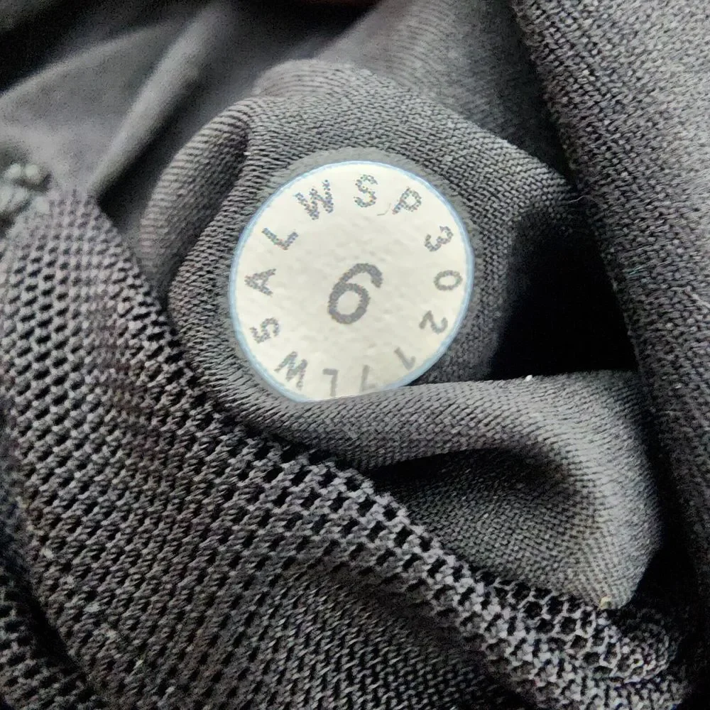 Lululemon On The Fly Pants Women‎ 6 Black Gym Yoga Ankle Stretch